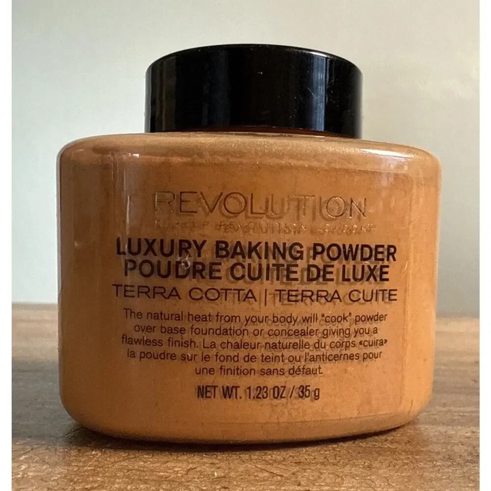 Makeup Revolution London Luxury Baking Powder TERRA COTTA 1.23 Oz